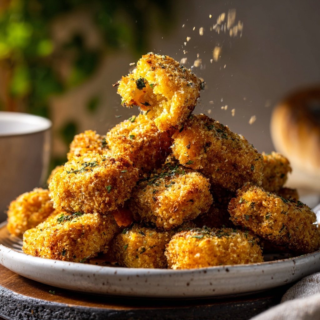Blumenkohl Parmesan Nuggets