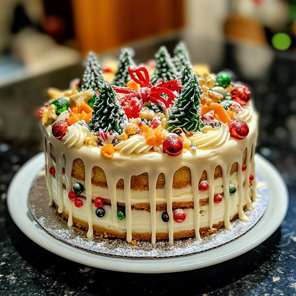 Ideen für dekorierte Weihnachtskuchen