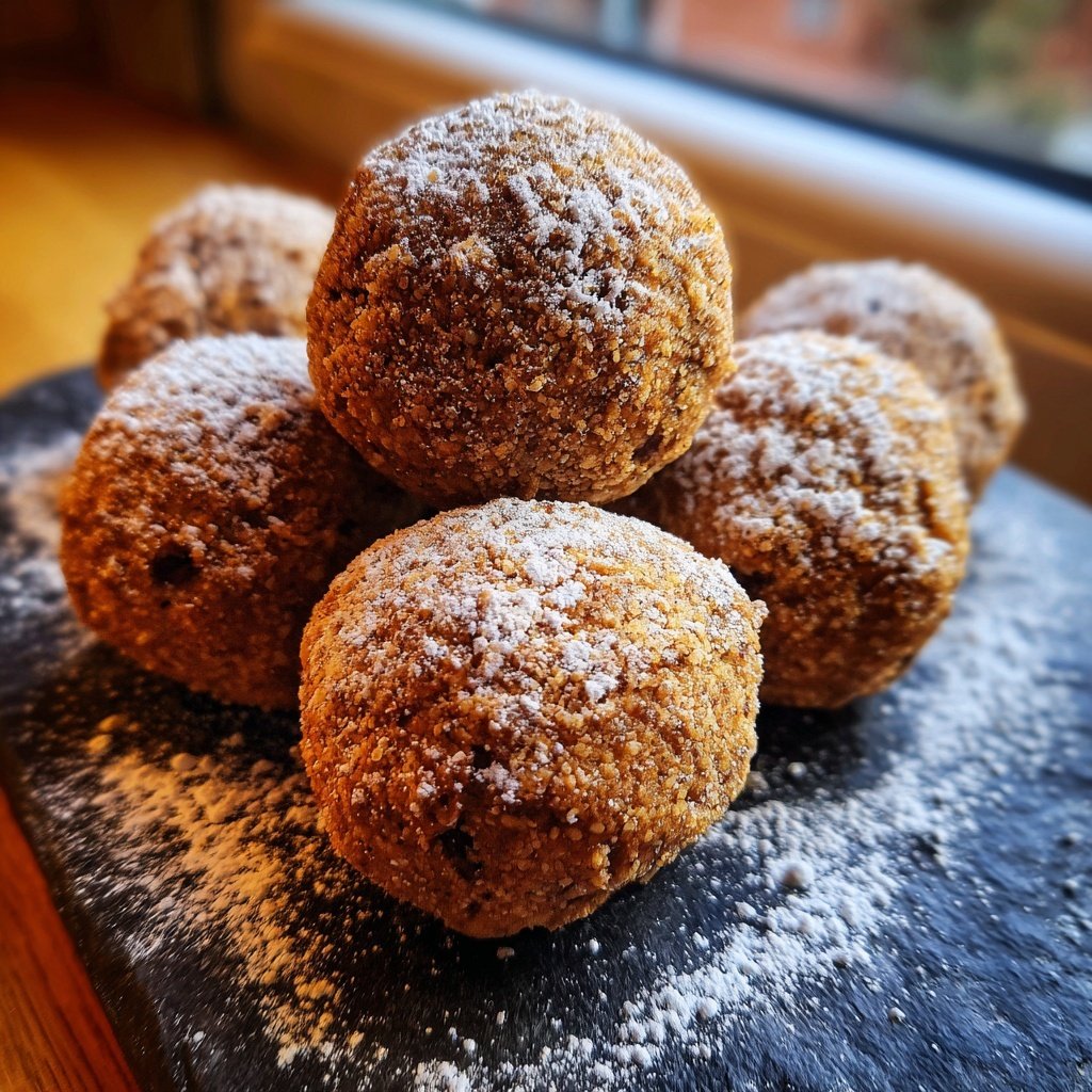 Spekulatius Kugeln - Pralinen für Weihnachten