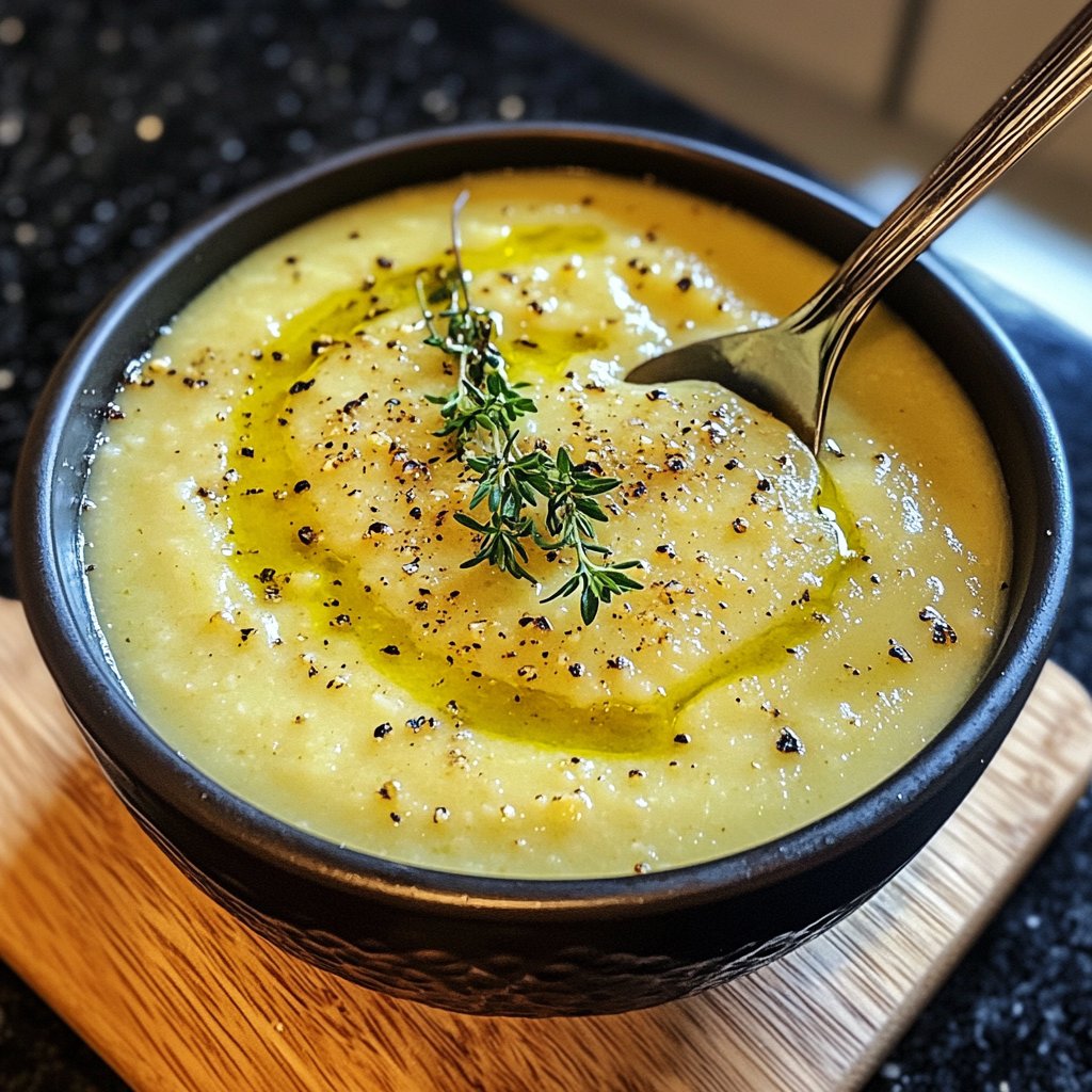 Kürbissuppe mit Thymian