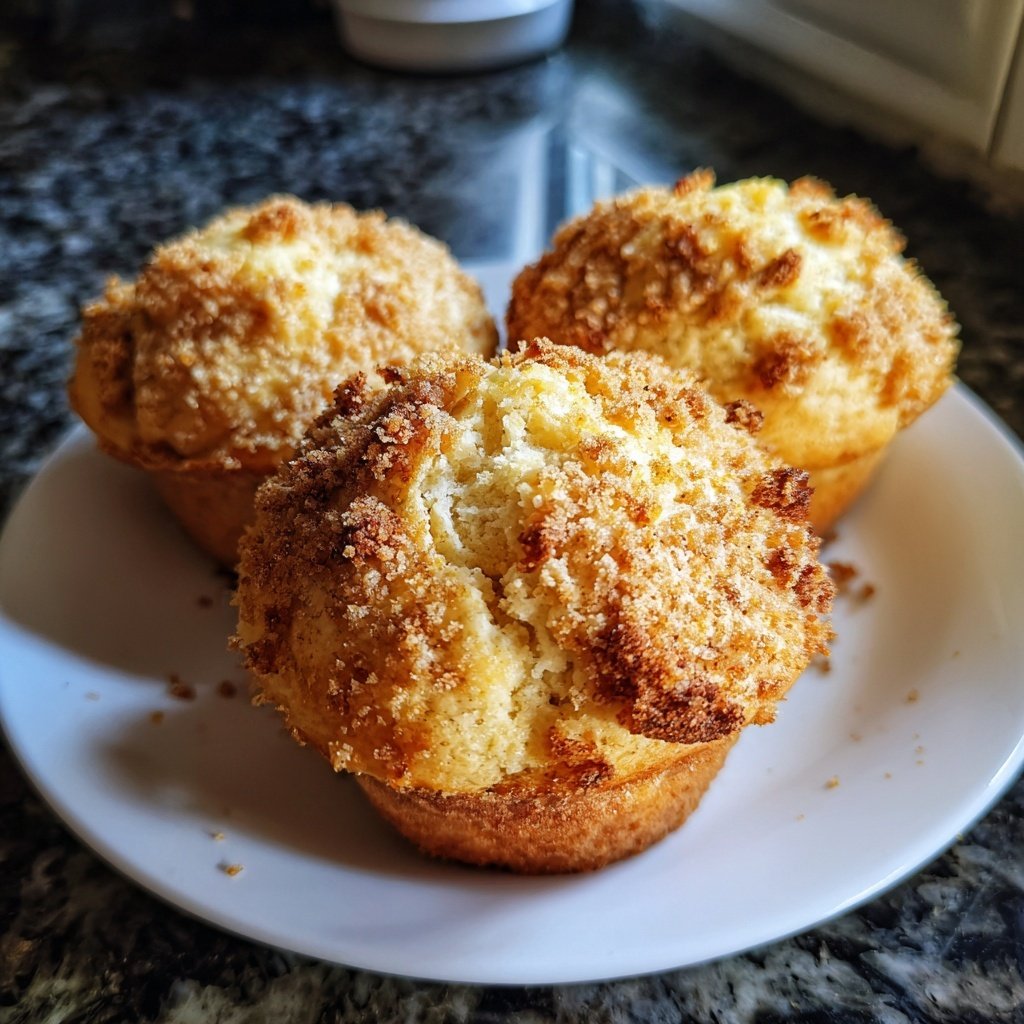Muffins mit Zitronenabrieb und Joghurt