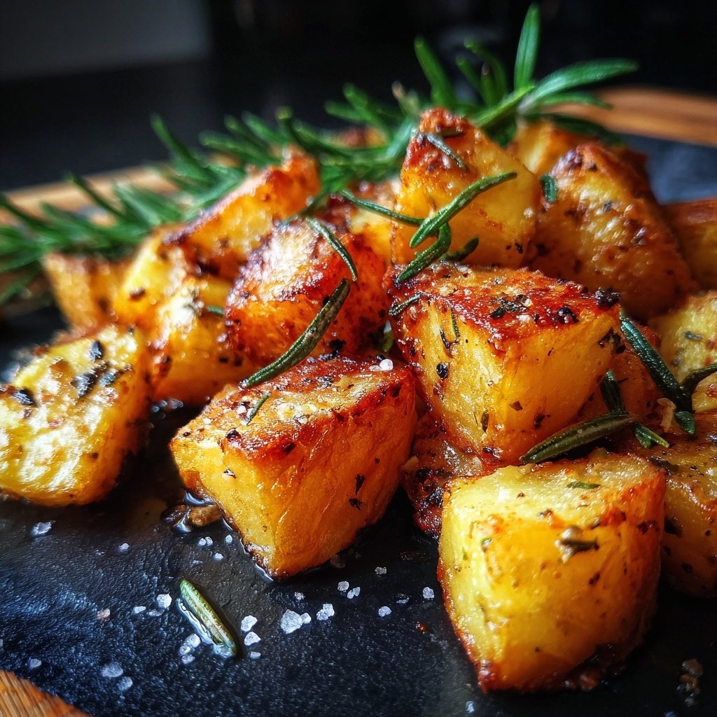 Ofen Kartoffel Würfel Mit Kräutern