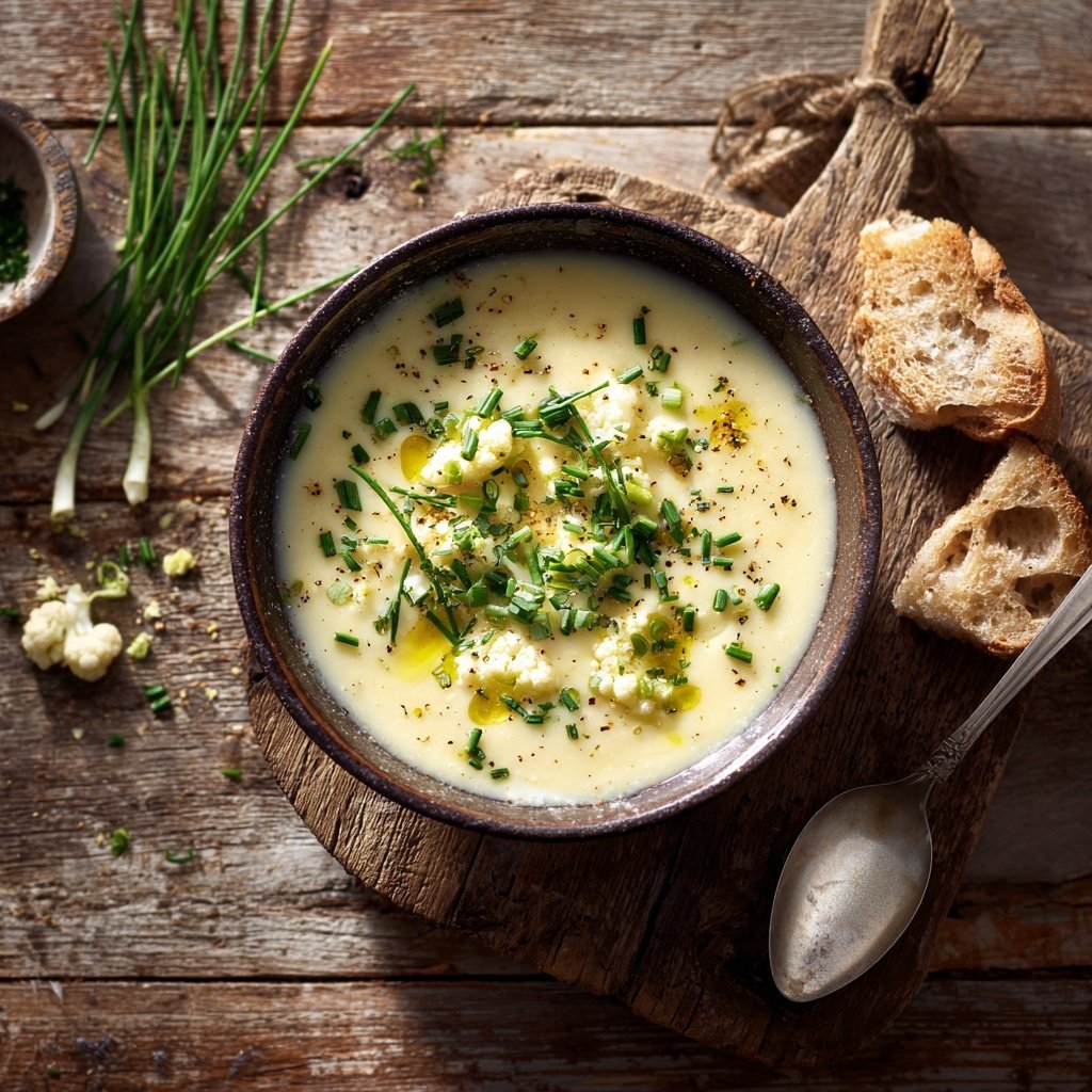 Blumenkohl Suppe Mit Lauch